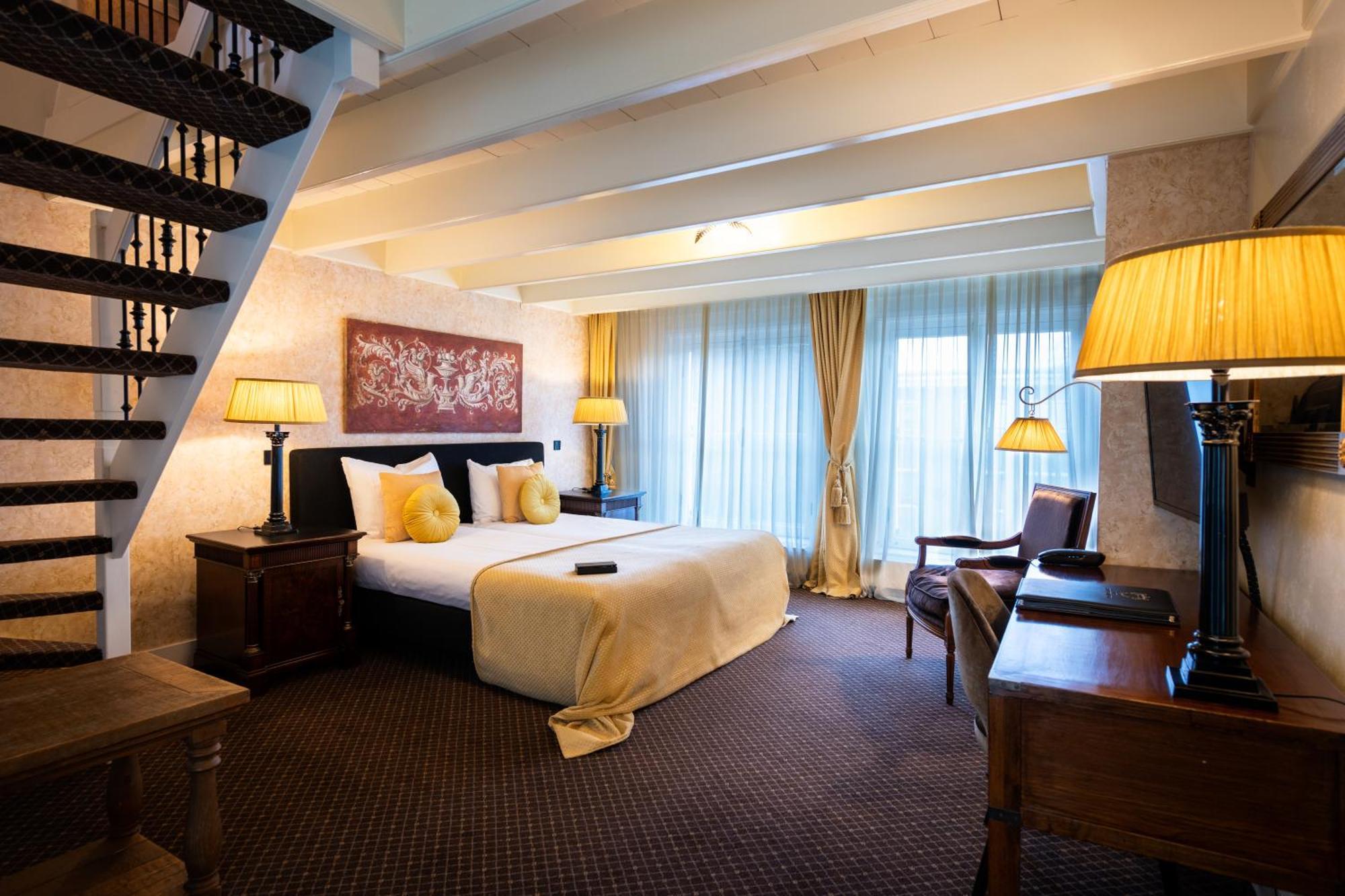 Grand Boutique Hotel-Restaurant Huis Vermeer Deventer Zimmer foto
