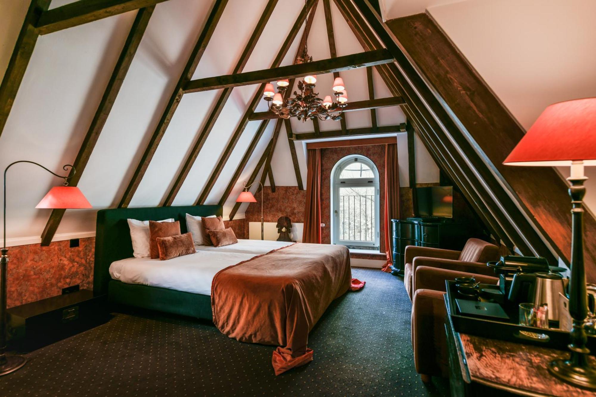 Grand Boutique Hotel-Restaurant Huis Vermeer Deventer Zimmer foto